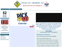 Tablet Screenshot of gilbertcubs.org